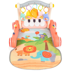 Joc 2 in 1, Antepremergator si saltea de joaca, 0 luni+, Roz