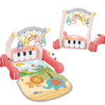 Joc 2 in 1, Antepremergator si saltea de joaca, 0 luni+, Roz