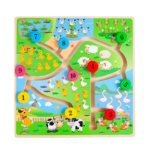 Joc asociere cifre, Ferma, 3 ani