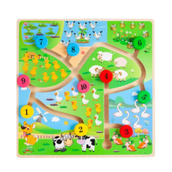 Joc asociere cifre, Ferma, 3 ani