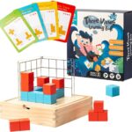 Joc de logic 3D din lemn, 3 ani