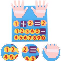 Joc matematica, Numara pe degete, 20 de piese,Multicolor
