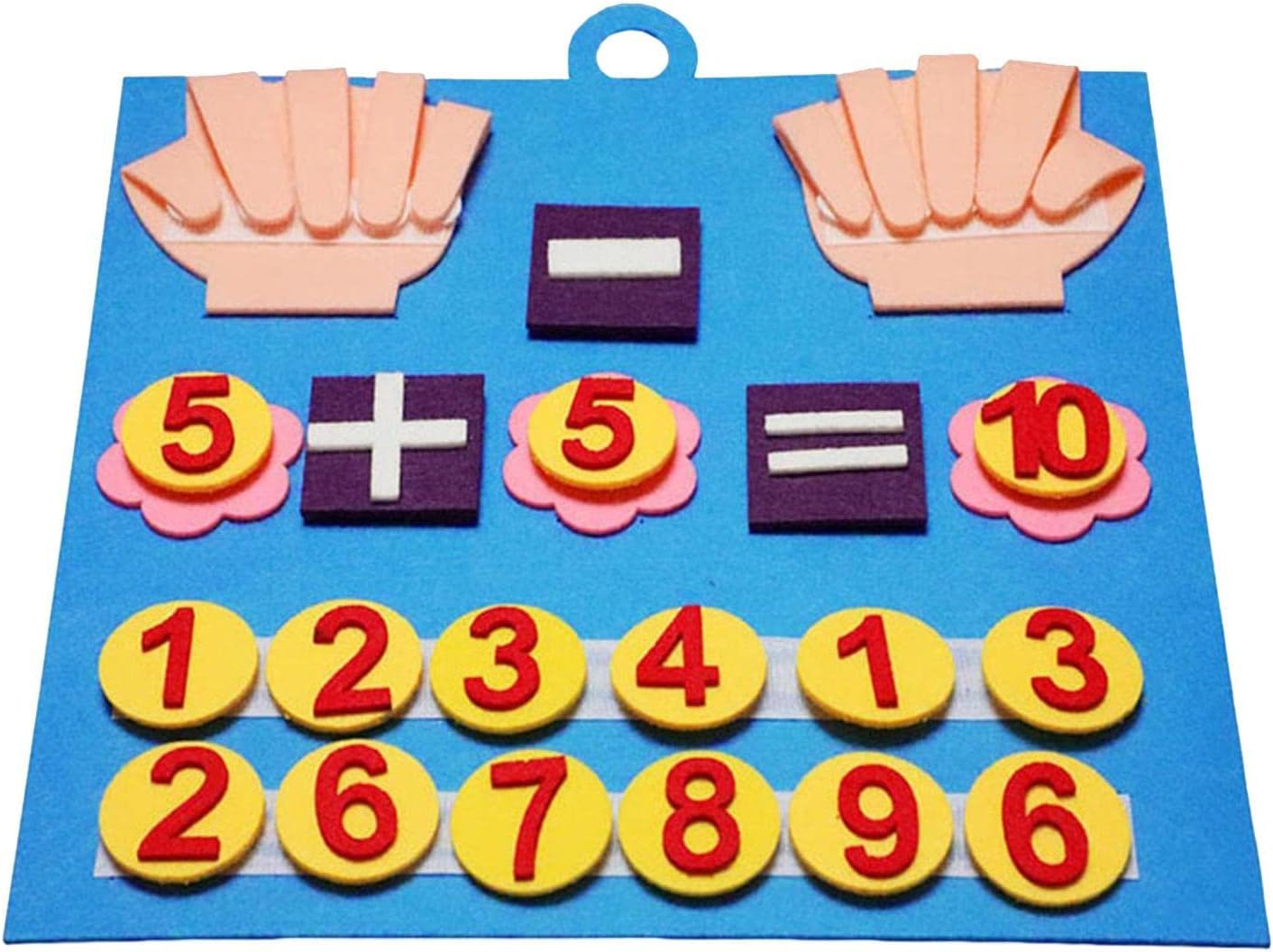 Joc matematica, Numara pe degete, 20 de piese,Multicolor