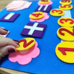 Joc matematica, Numara pe degete, 20 de piese,Multicolor