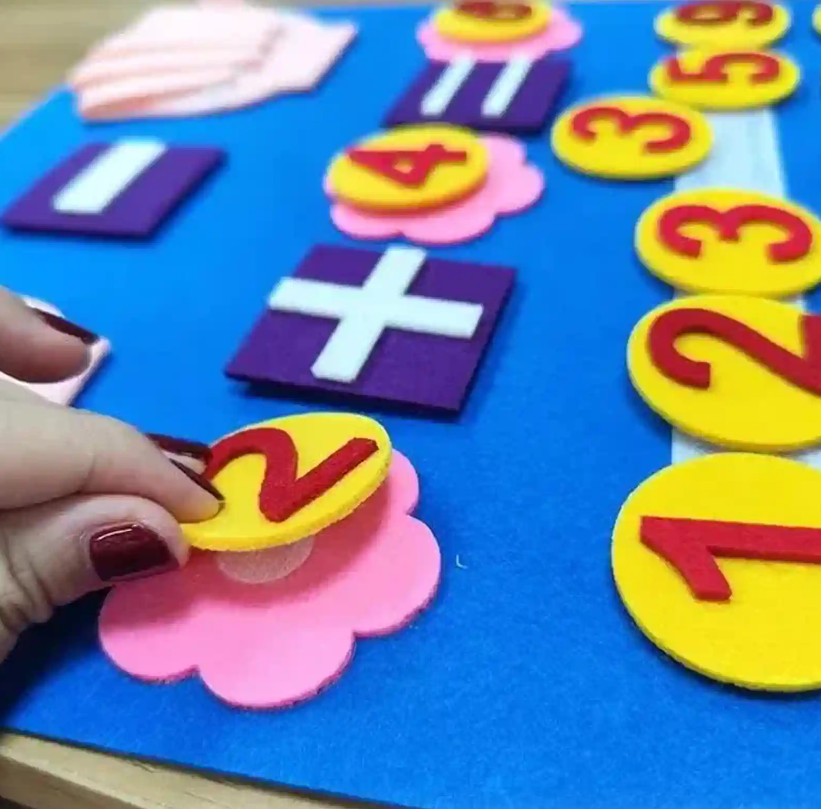 Joc matematica, Numara pe degete, 20 de piese,Multicolor