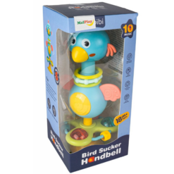 Jucarie bebelusi, Ventuza si jucarie zornaitoare,18 luni, Pasare