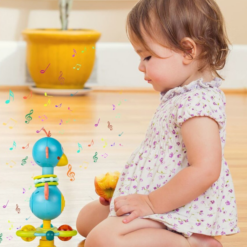 Jucarie bebelusi, Ventuza si jucarie zornaitoare,18 luni, Pasare