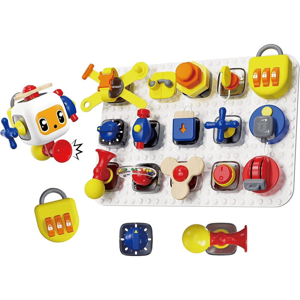 Jucarie interactiva bebelusi - Busy Board, 12luni+ 07