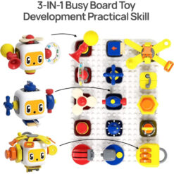 Jucarie interactiva bebelusi - Busy Board, 12luni+ 07