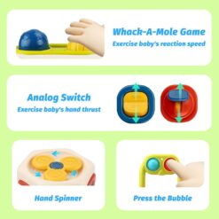 Jucarie interactiva bebelusi - Busy Cube,18 luni 04