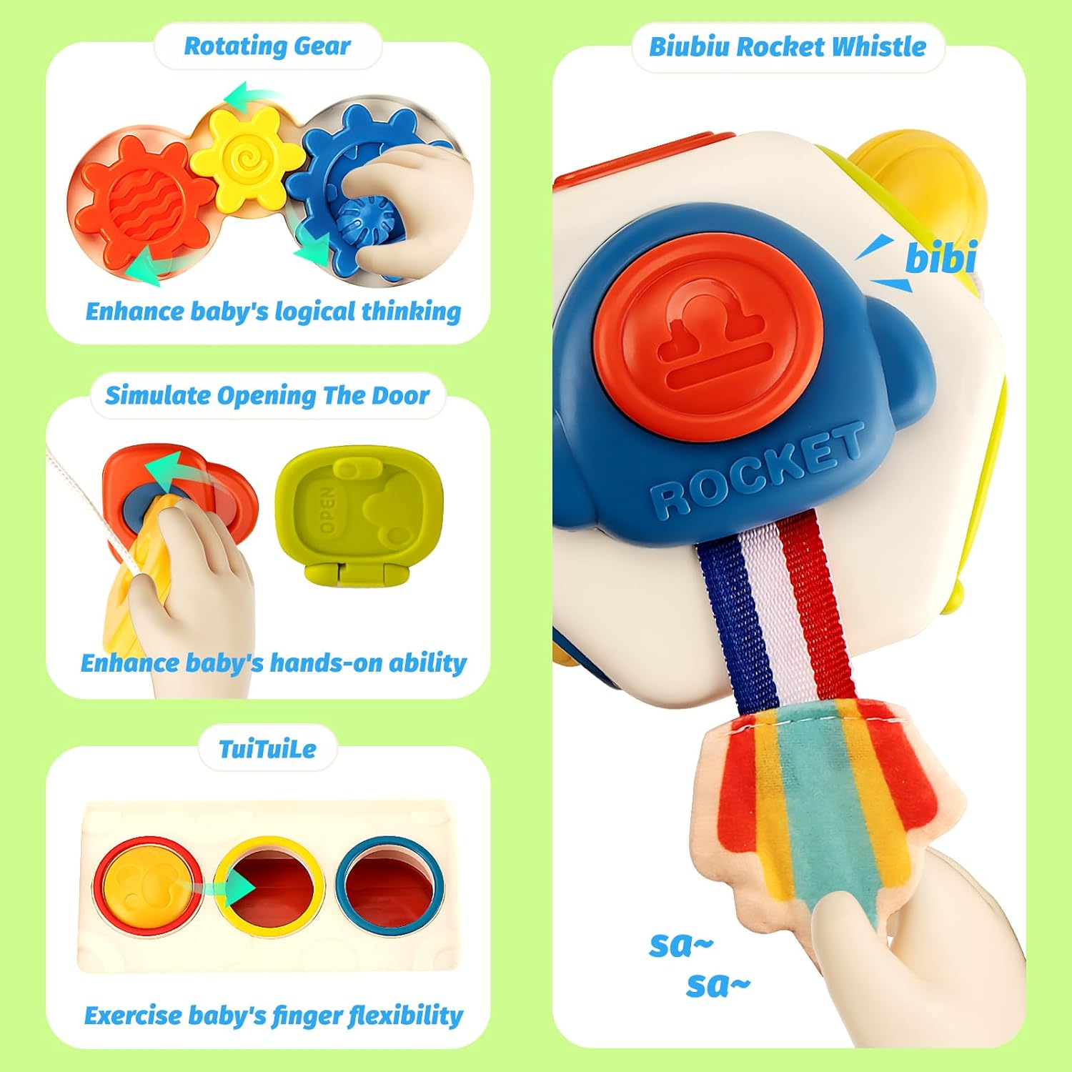 Jucarie interactiva bebelusi - Busy Cube,18 luni 04