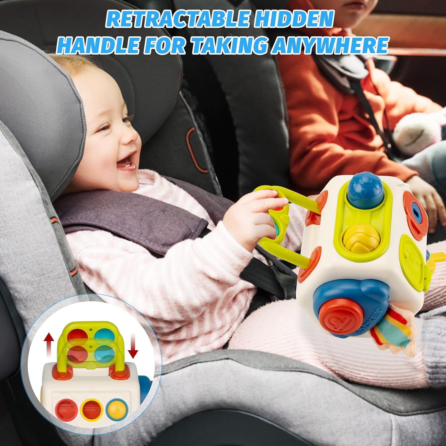 Jucarie interactiva bebelusi - Busy Cube,18 luni 04