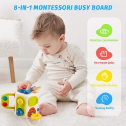 Jucarie interactiva bebelusi - Busy Cube,18 luni 04