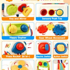 Jucarie interactiva bebelusi - Busy Cube,18 luni 04