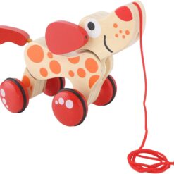 Jucarie interactiva de tras din lemn -Catel 02