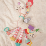 Jucarie senzoriala, dentitie, Unicorn roz, 0 luni+