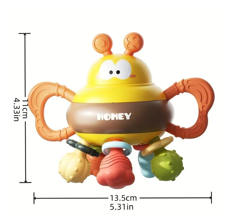 Jucarie zornaitoare si joc dentitie, Albinuta, 18 luni