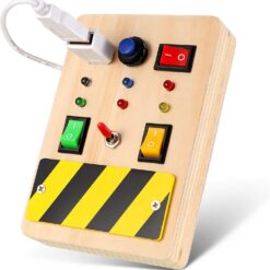 Mini Busy Board cu activitati, Electricitatea, 3 ani +10