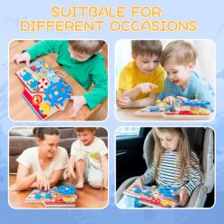 Placa de activitati Montessori, Busy Board, Vapor, 3 ani+