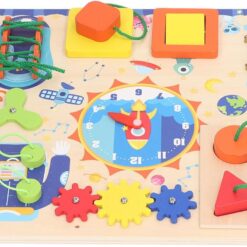 Placa senzoriala cu activitati Montessori, Viata Practica