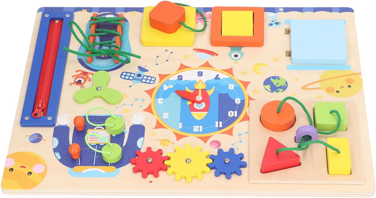 Placa senzoriala cu activitati Montessori, Viata Practica