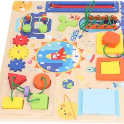 Placa senzoriala cu activitati Montessori, Viata Practica