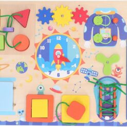 Placa senzoriala cu activitati Montessori, Viata Practica