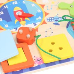 Placa senzoriala cu activitati Montessori, Viata Practica