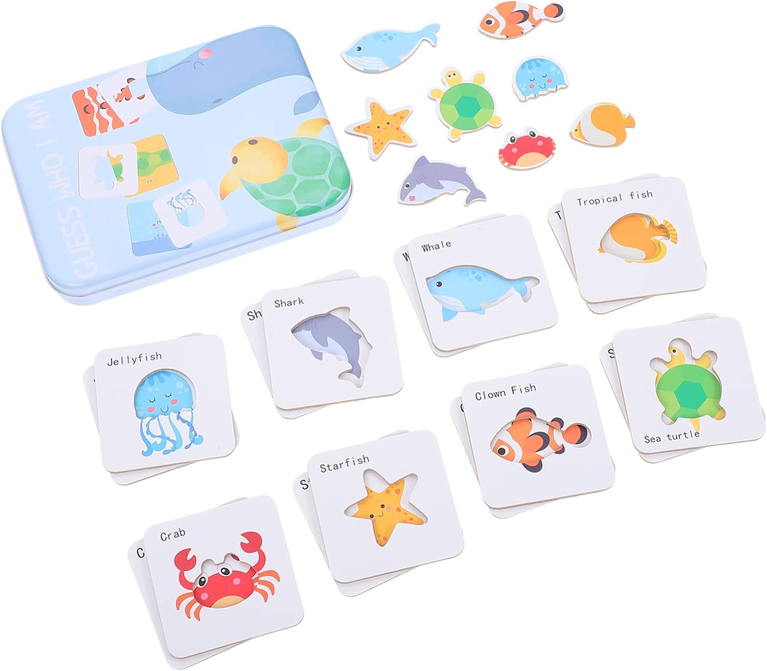 Primul Puzzle al bebelusului, Animale marine, 24 piese