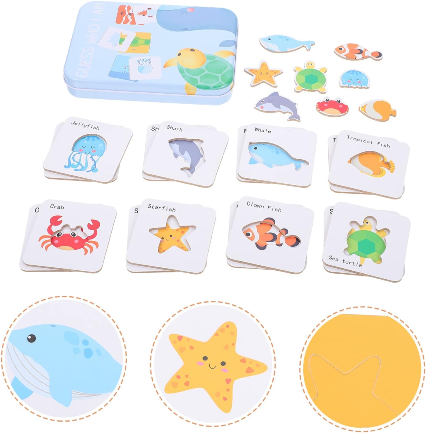 Primul Puzzle al bebelusului, Animale marine, 24 piese