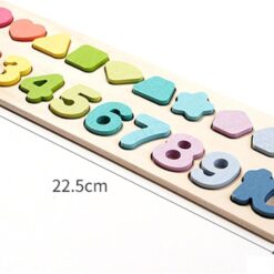 Puzzle educativ de Asociere -cifre si culori, 3 ani 04