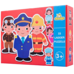 Set 6 Puzzle din lemn cu 6 Meserii, 3 ani