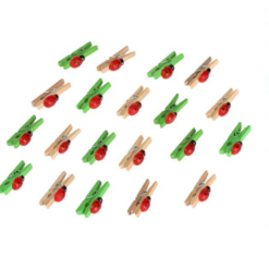 Set pentru activitati lucru manual si crafts, 20 Clesti buburuza, 3 cm