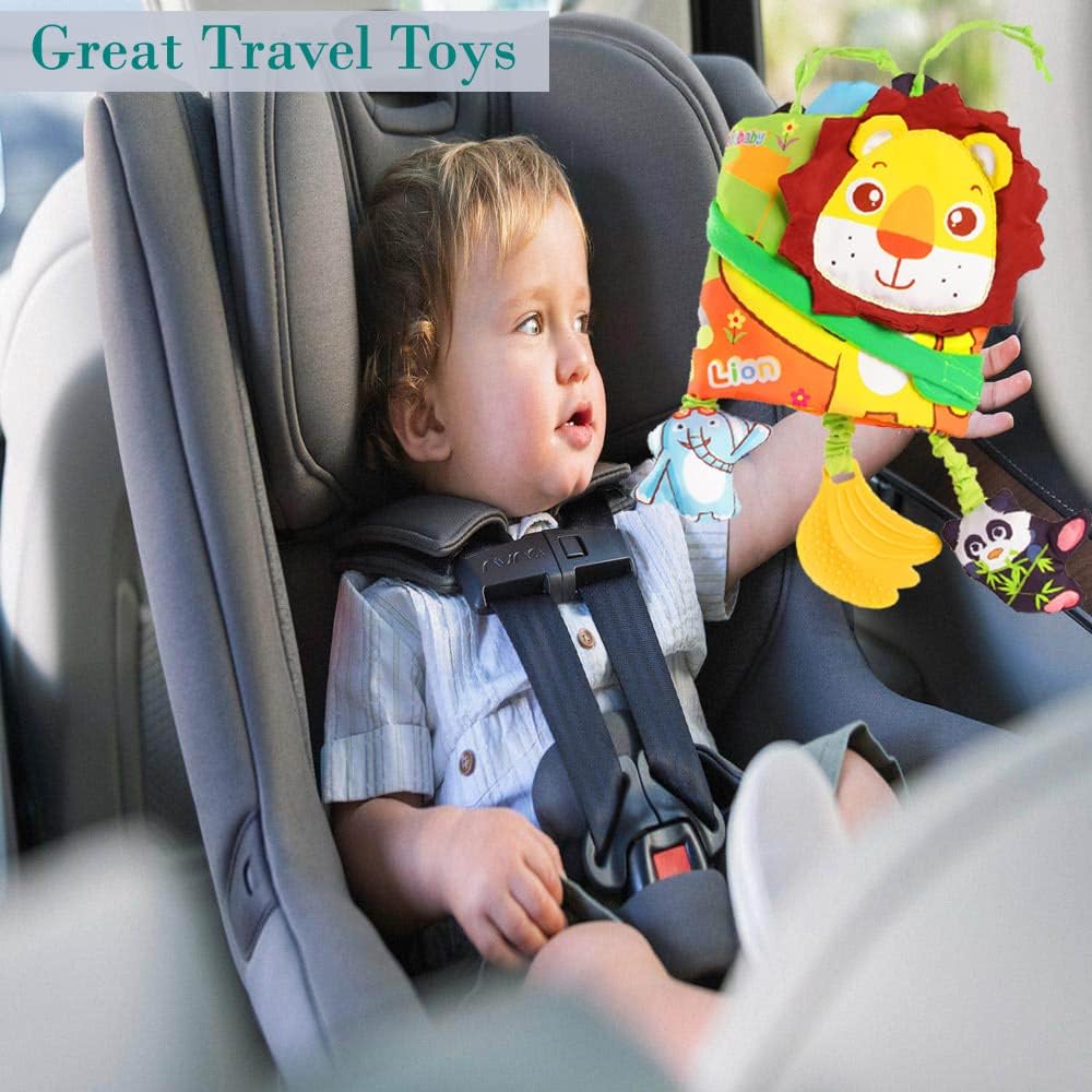 Carte senzoriala bebe si protectie de patut, Animale, 0 luni+ 006 - Copie