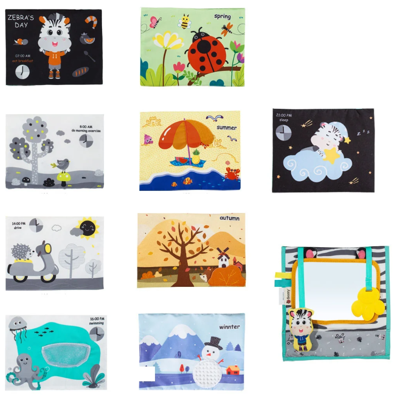 Carte senzoriala pentru bebelusi, 0 luni