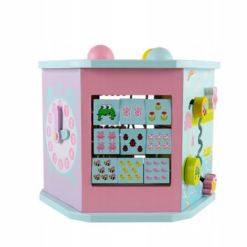 Centru de activitati 8 in 1 - Jucarie educativa bebelusi, Hexagonal