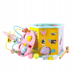 Centru de activitati 8 in 1 - Jucarie educativa bebelusi, Hexagonal