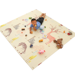 Covor de joaca pliabil din spuma termoizolant cu doua fete 200 x 180 cm