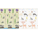 Covor de joaca pliabil din spuma termoizolant cu doua fete 200 x 180 cm