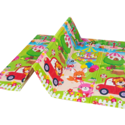 Covor de joaca pliabil, termoizolant cu doua fete 200 x 180 cm