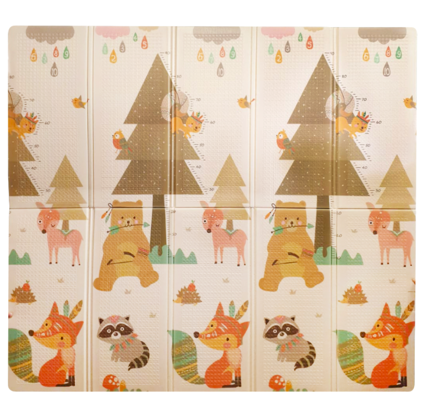 Covor de joaca pliabil, termoizolant cu doua fete 200 x 180 cm