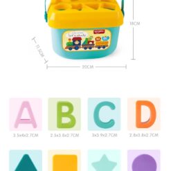 Cub sortator de forme geometrice, Galetusa, 18 luni+
