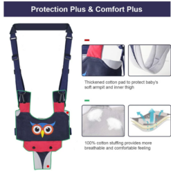 Ham premergator bebe, bumbac, adjustabil, 8-18 luni, bleumarin 0001