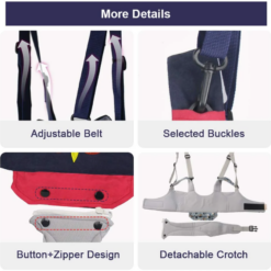 Ham premergator bebe, bumbac, adjustabil, 8-18 luni, bleumarin 0001