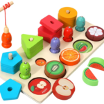 Joc de tip Montessori, 3 in 1, 3 ani+