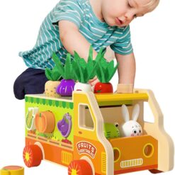 Joc de tip Montessori, Camion, 3 ani+