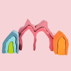 Joc de tip Montessori, Corali, 7 piese, 20 cm 06