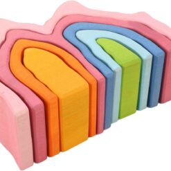 Joc de tip Montessori, Corali, 7 piese, 20 cm 06