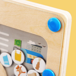 Joc de tip Montessori, Labirint magnetic, 3 ani