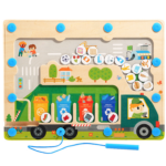 Joc de tip Montessori, Labirint magnetic, 3 ani